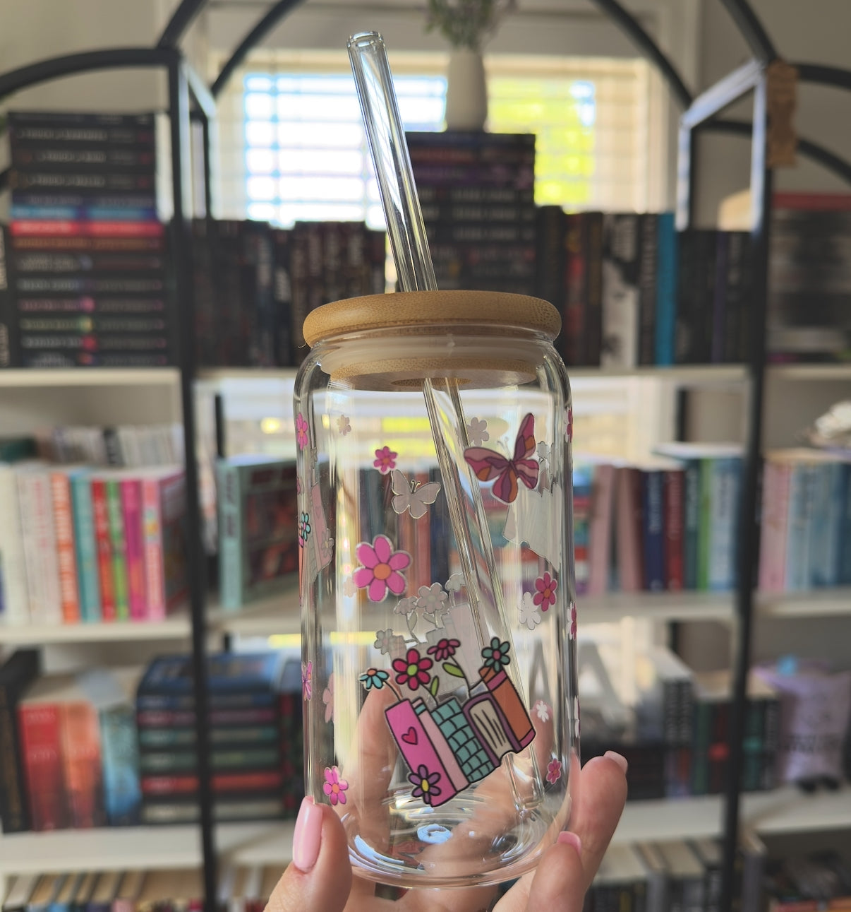 SPRING FLING 16oz. Glass Cup