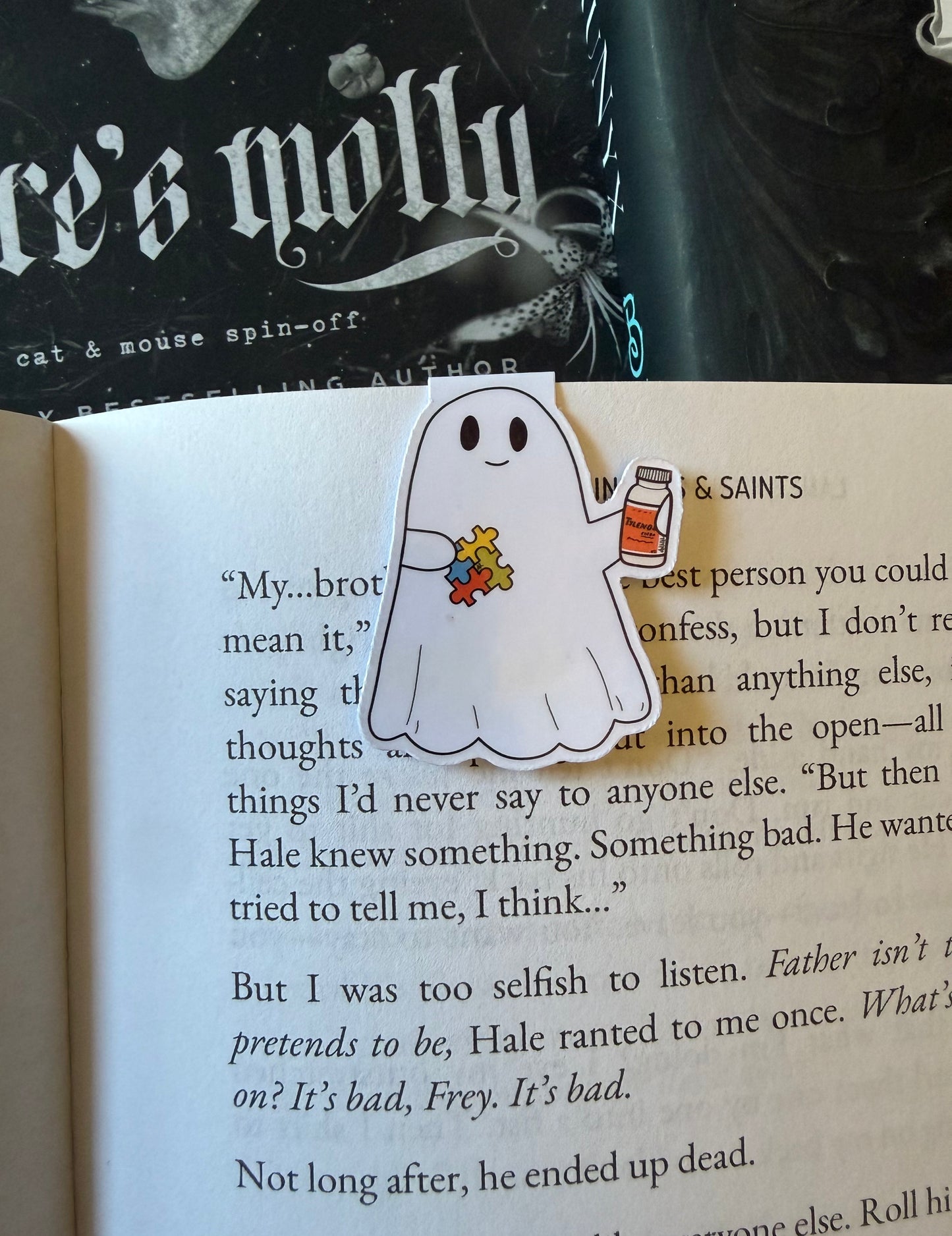 Neurodivergent Ghoul Magnetic Bookmark