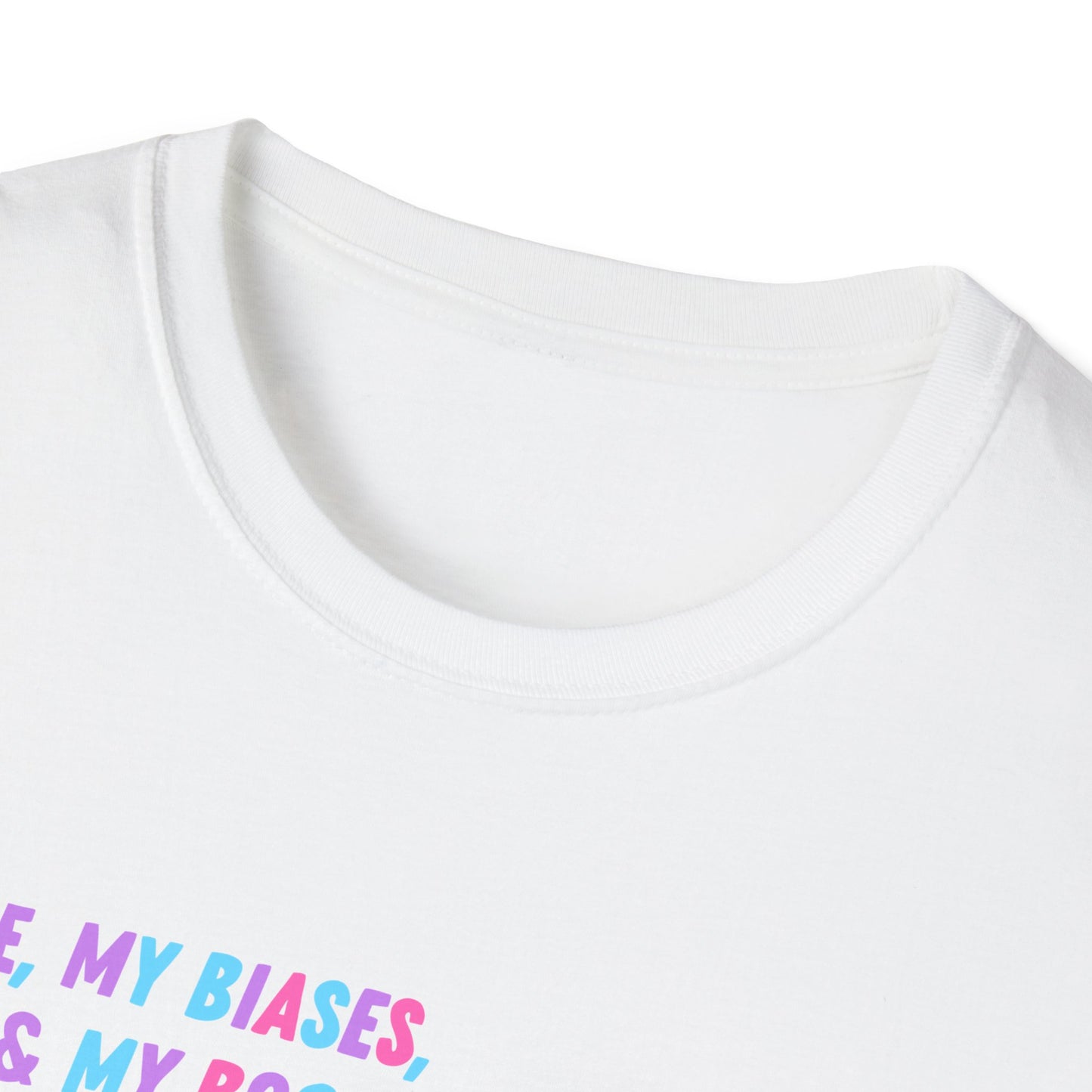 ME, MY BIASES, & MY BOOK BOYFRIENDS Softstyle T-Shirt