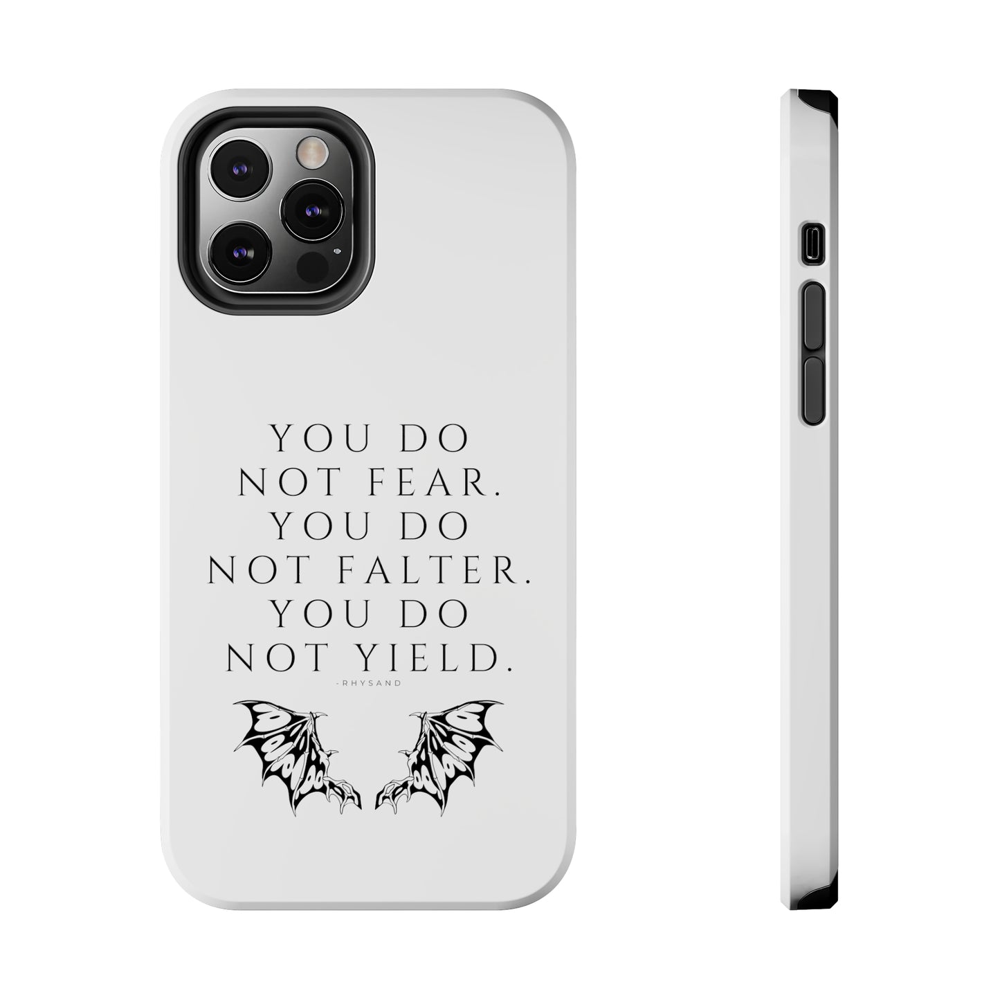 FEAR, FALTER, YIELD Tough Phone Cases