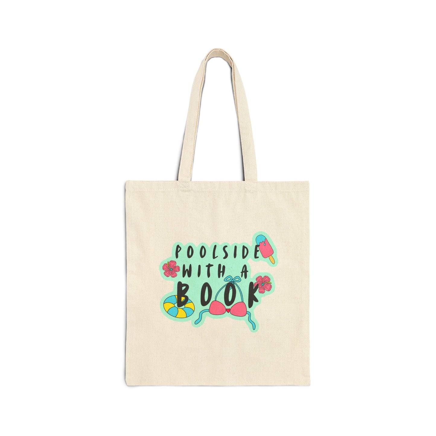 POOLSIDE Cotton Canvas Tote Bag