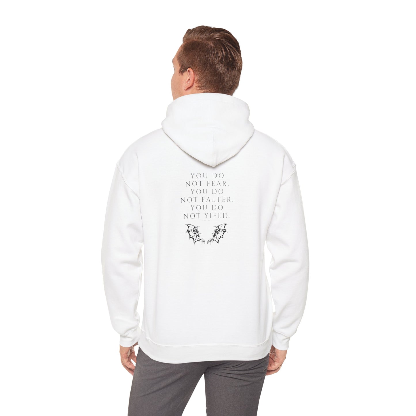 FEAR, FALTER, YIELD Hooded Sweatshirt