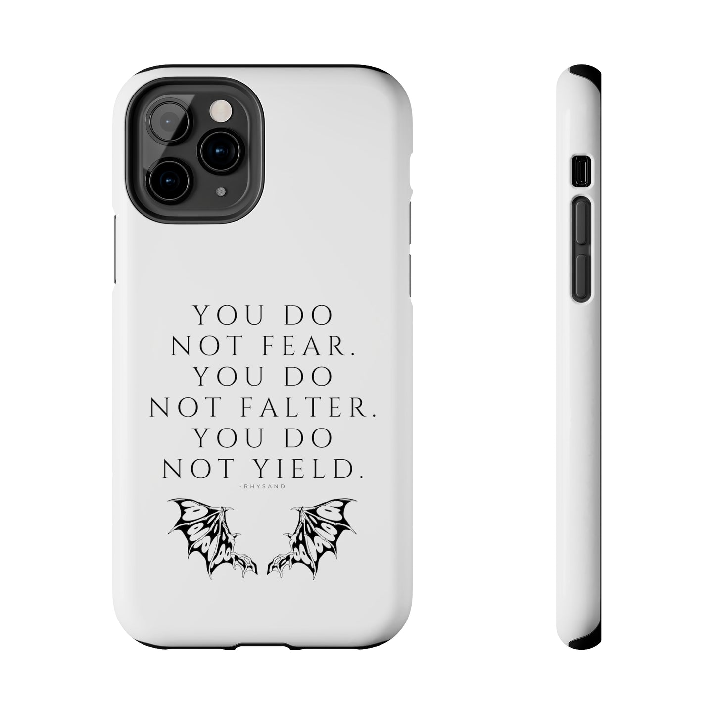 FEAR, FALTER, YIELD Tough Phone Cases