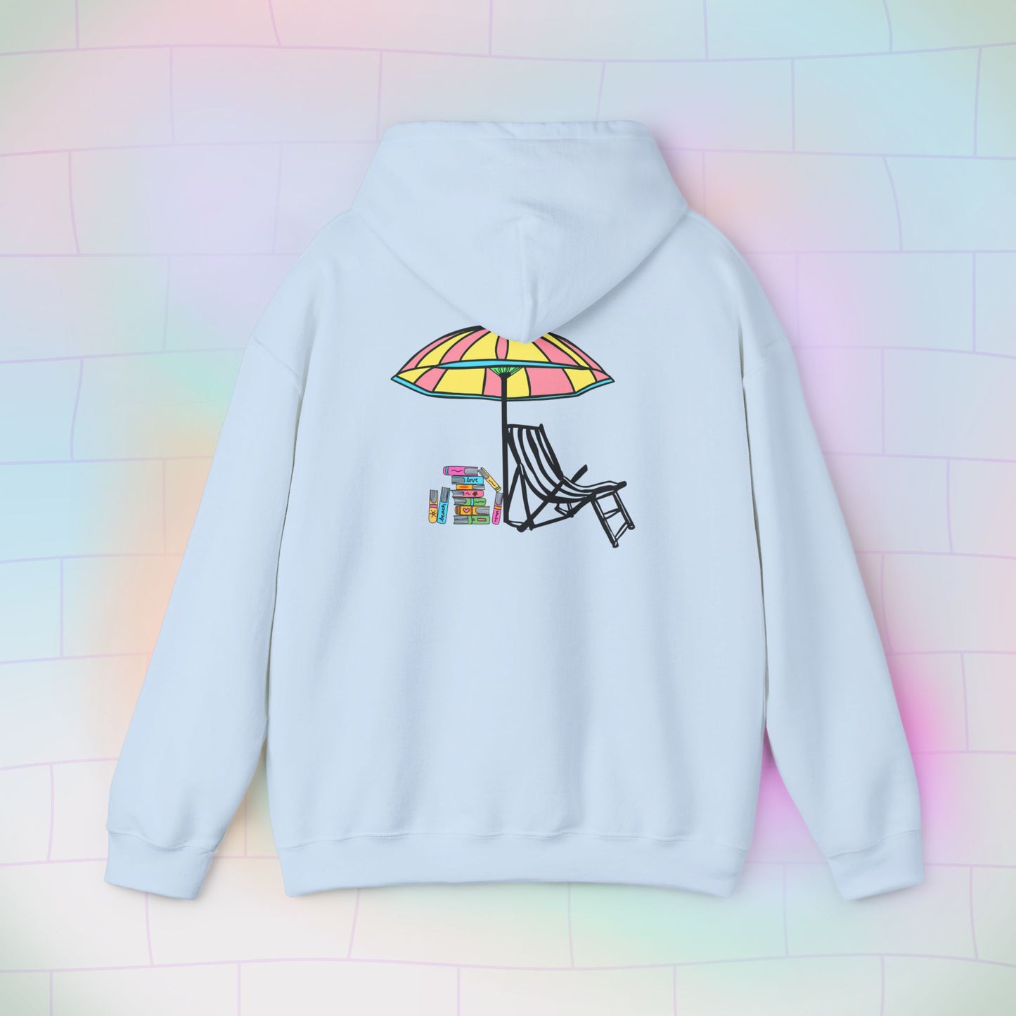 Booked at the Beach Heavy Blend Hooded Sweatshirt