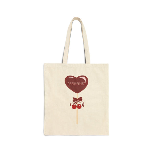 STAY SWEETZ SEUNGMIN Cotton Canvas Tote Bag