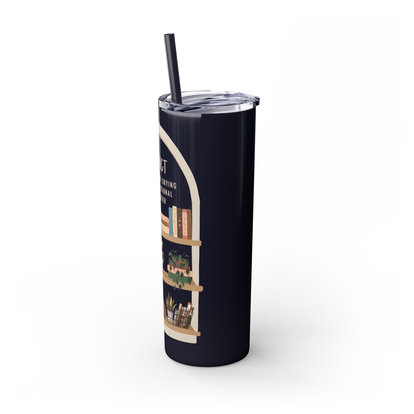 “SUSPECT…” Skinny Tumbler with Straw, 20oz