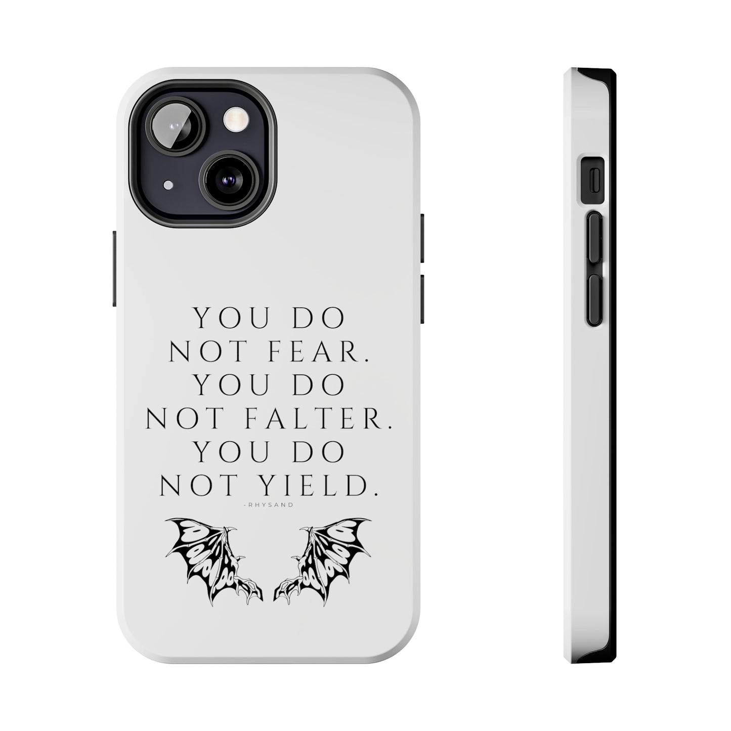 FEAR, FALTER, YIELD Tough Phone Cases