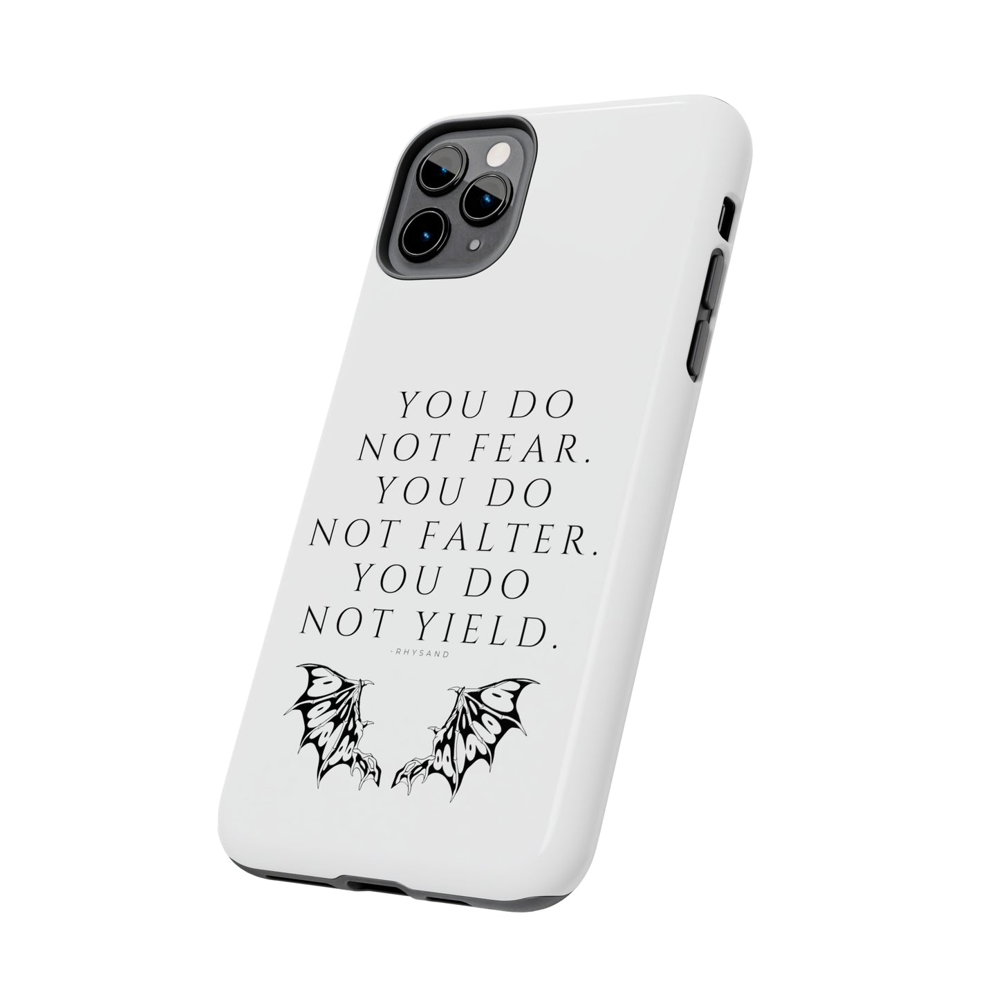 FEAR, FALTER, YIELD Tough Phone Cases