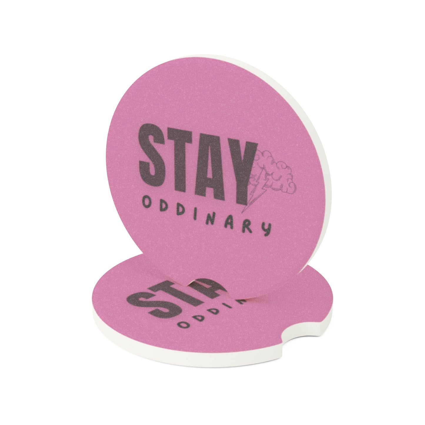 ODD (in pink) Soapstone Car Coaster