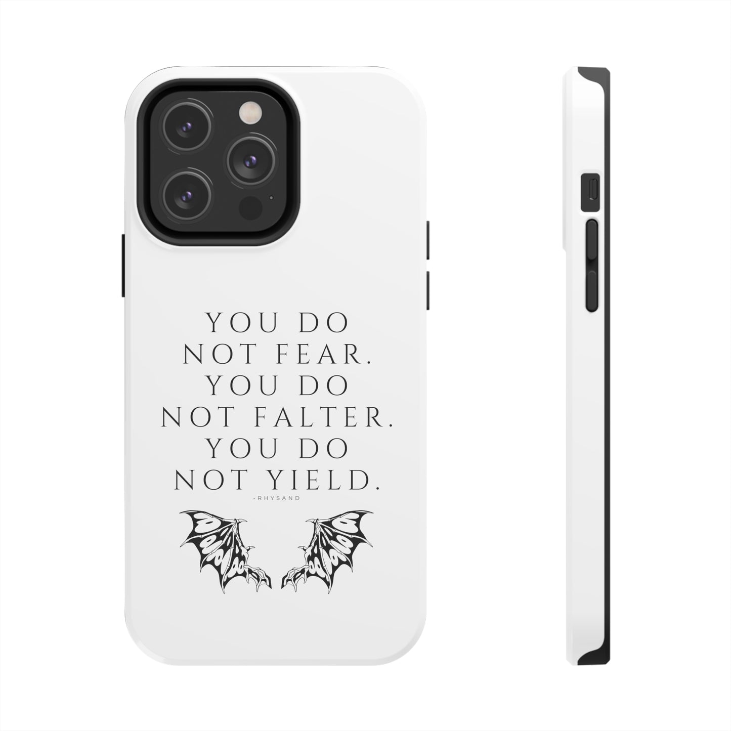 FEAR, FALTER, YIELD Tough Phone Cases