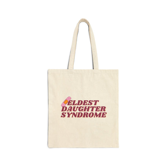 Eldest Daughter Syndrome Cotton Canvas Tote Bag