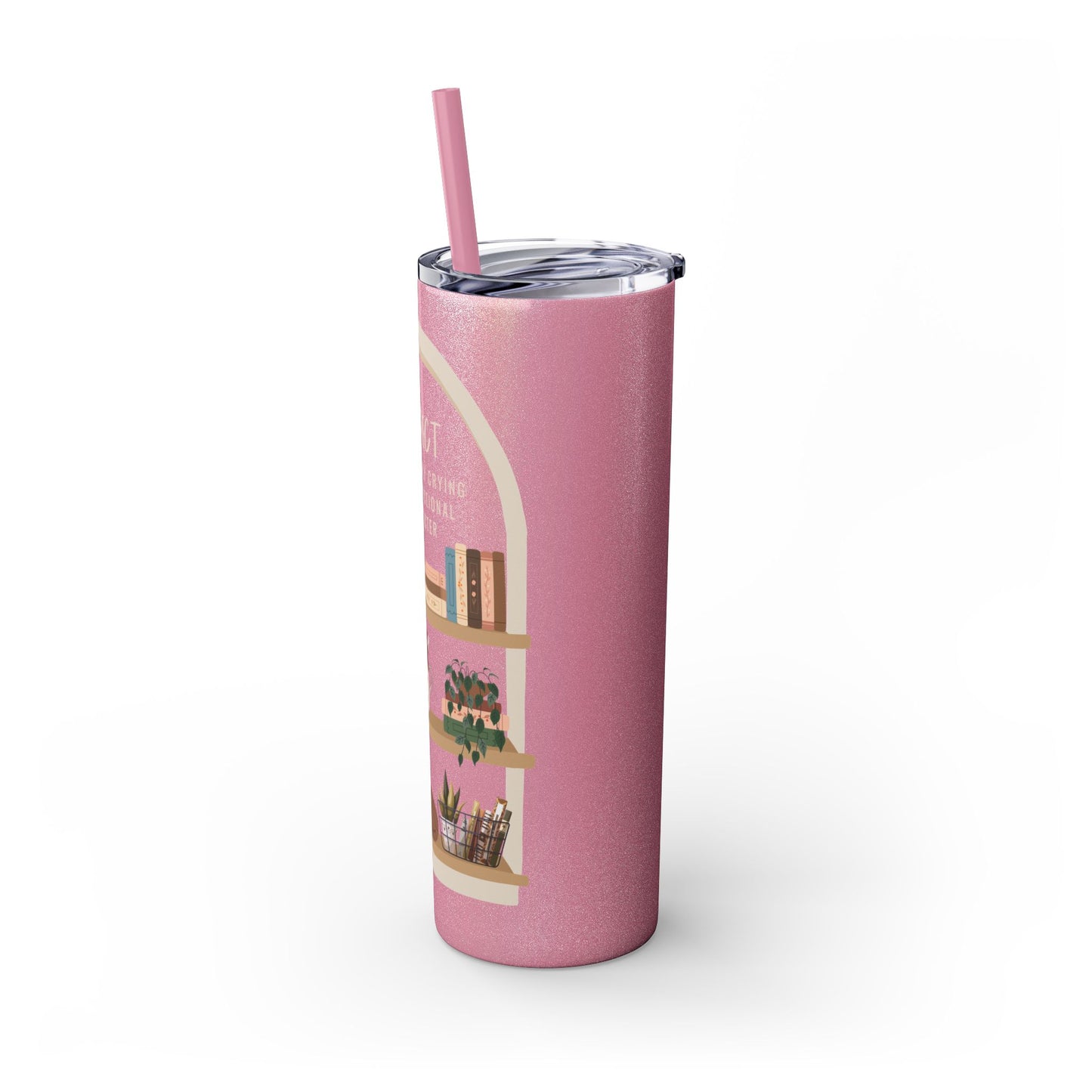 “SUSPECT…” Skinny Tumbler with Straw, 20oz