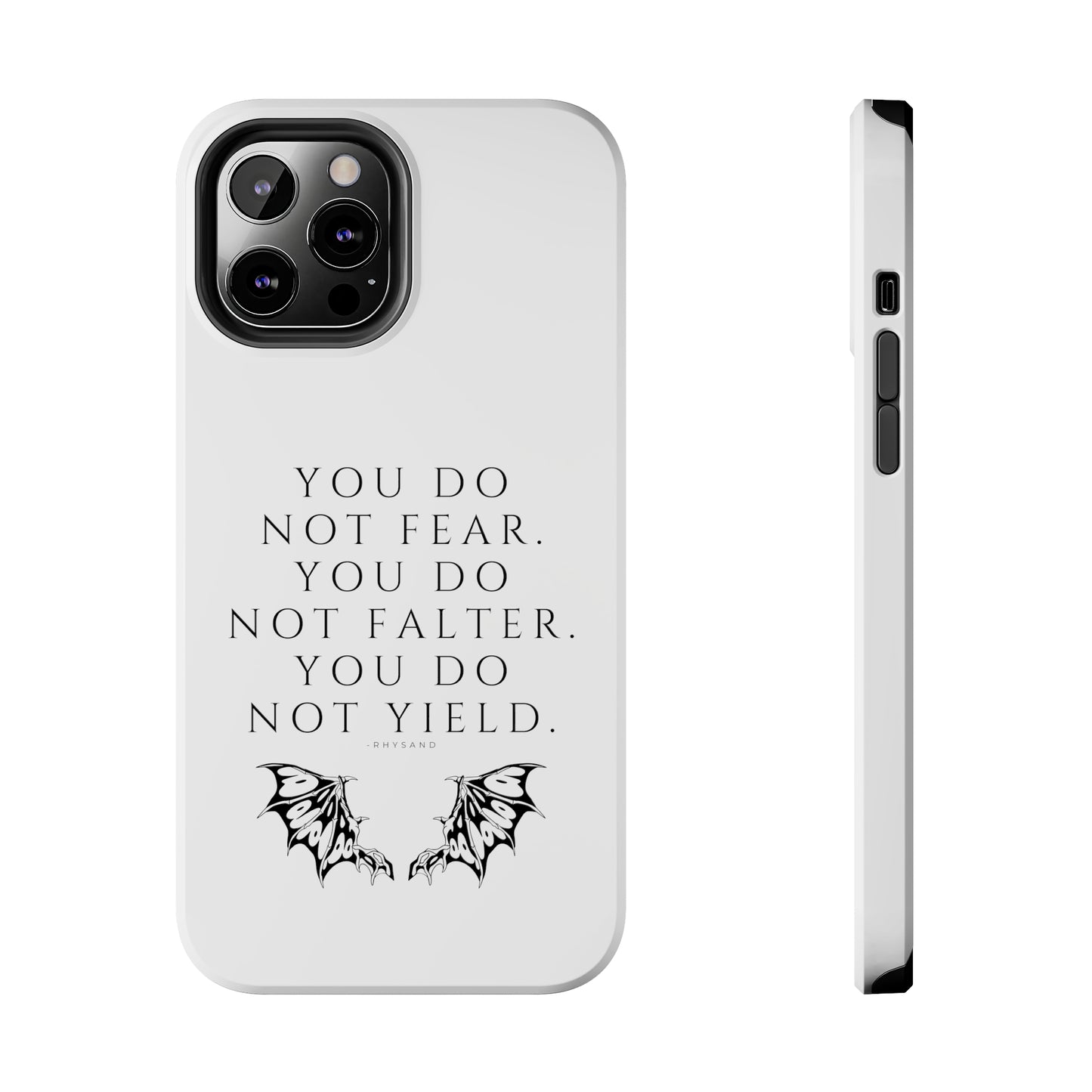 FEAR, FALTER, YIELD Tough Phone Cases