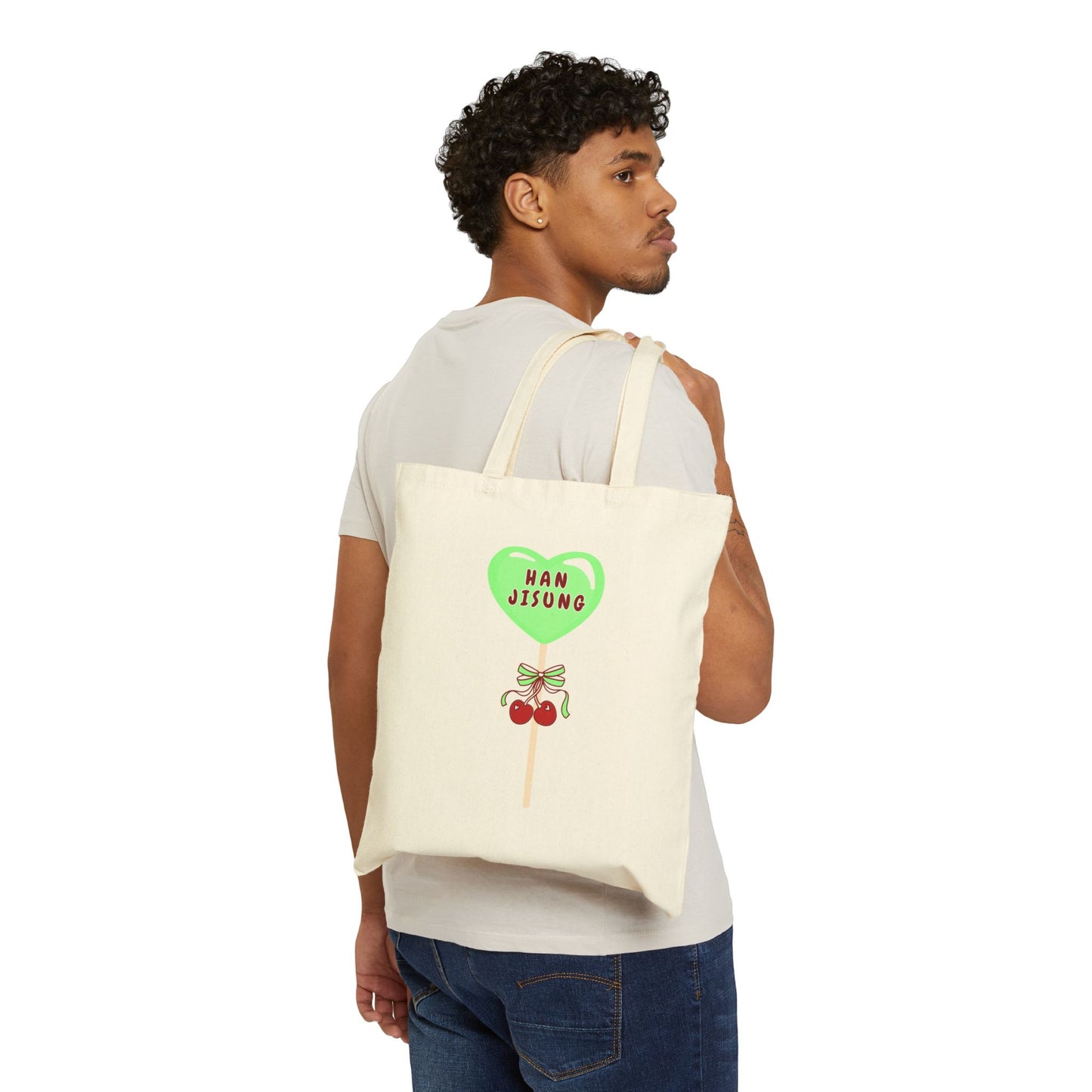 STAY SWEETZ HAN Cotton Canvas Tote Bag