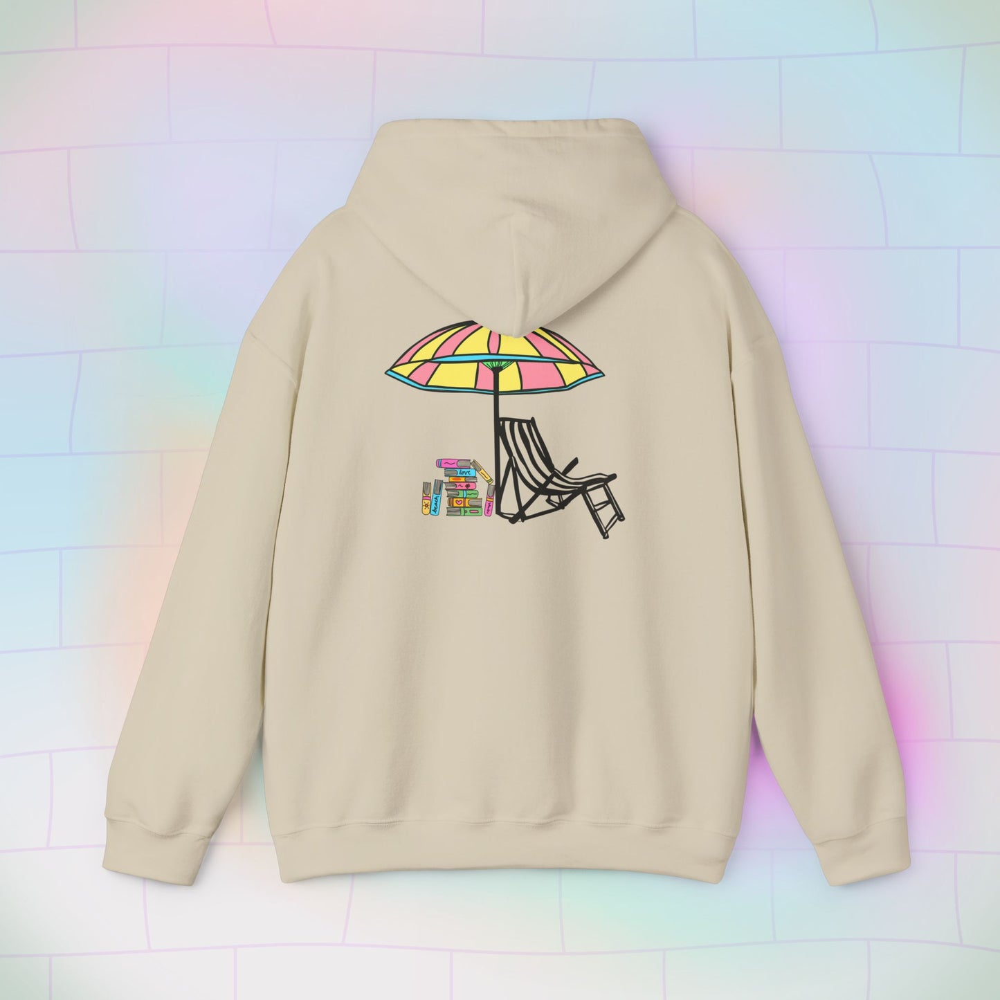 Booked at the Beach Heavy Blend Hooded Sweatshirt