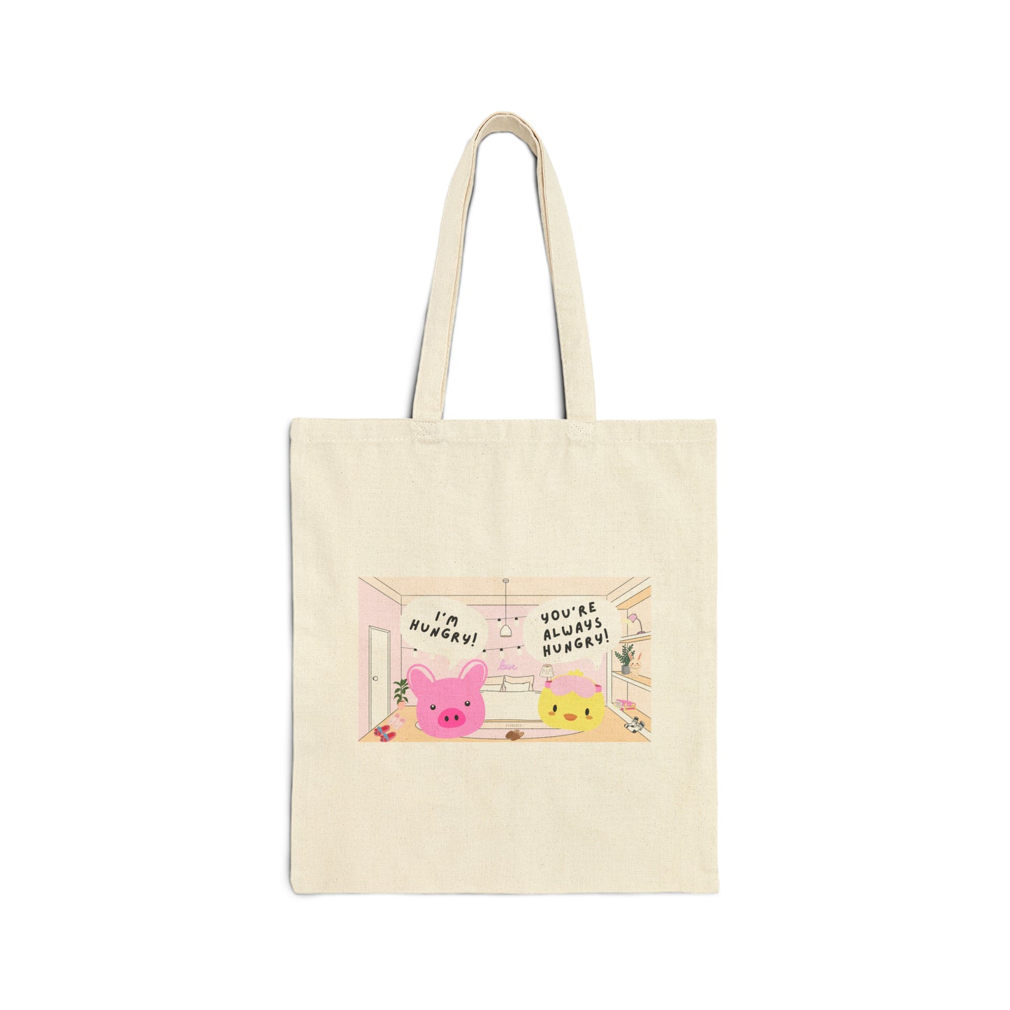 “IM HUNGRY” Canvas Tote Bag