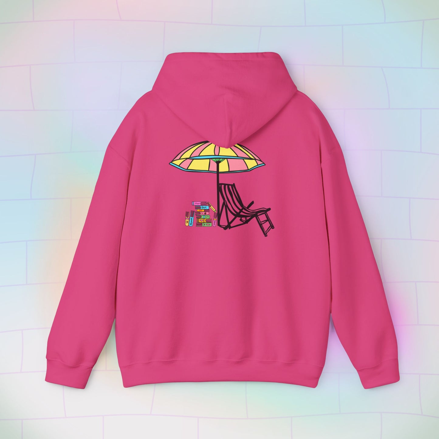 Booked at the Beach Heavy Blend Hooded Sweatshirt