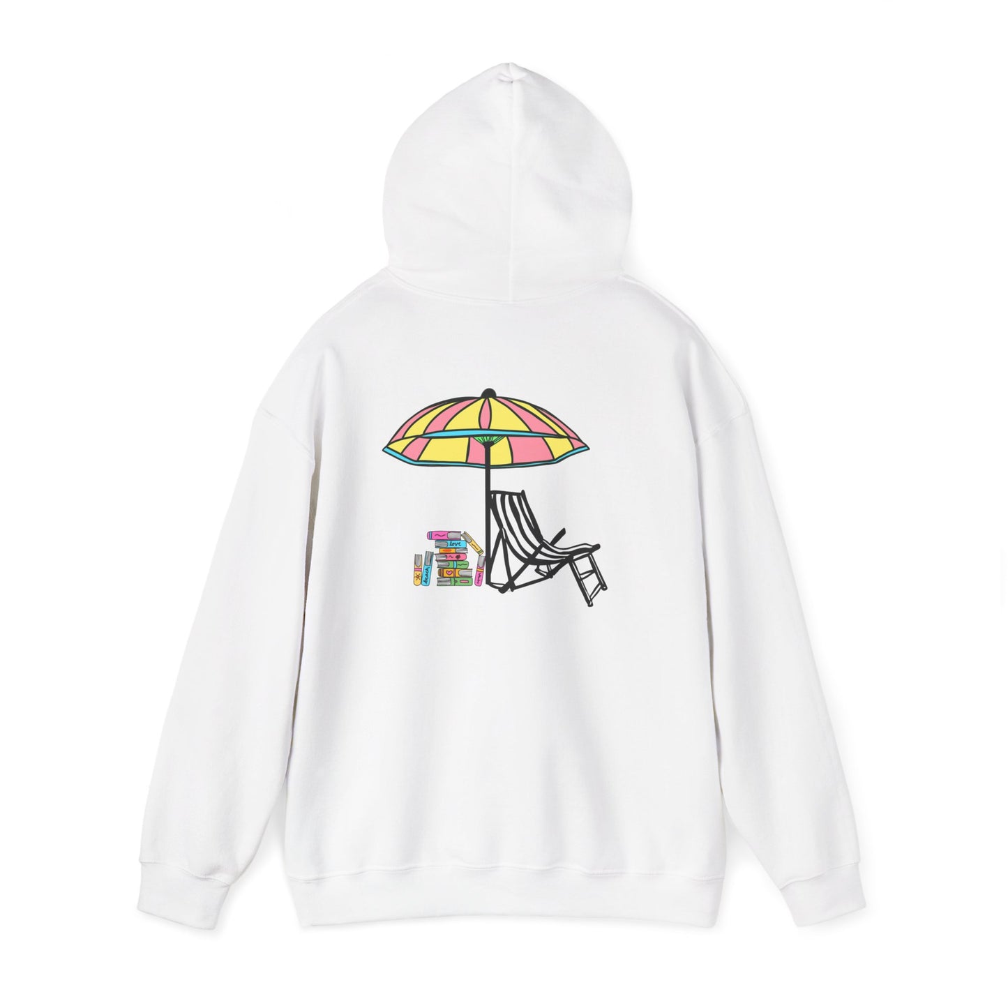 Booked at the Beach Heavy Blend Hooded Sweatshirt