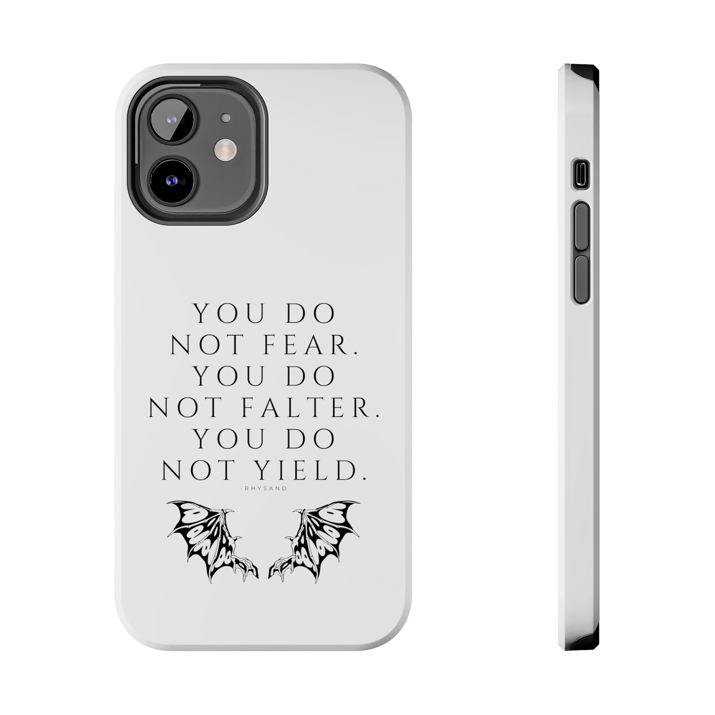 FEAR, FALTER, YIELD Tough Phone Cases