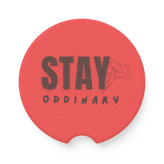 ODD (in red) Soapstone Car Coaster