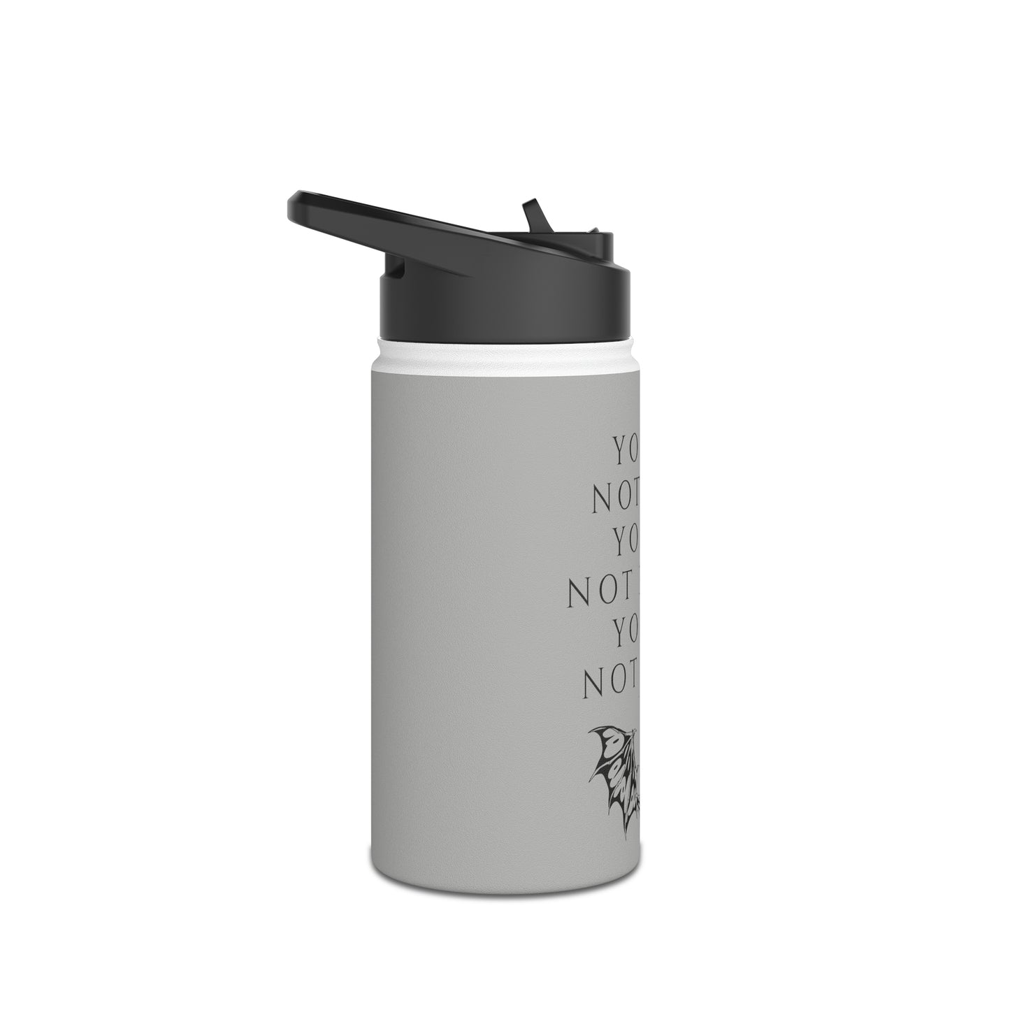 FEAR, FALTER, YIELD Stainless Steel Water Bottle