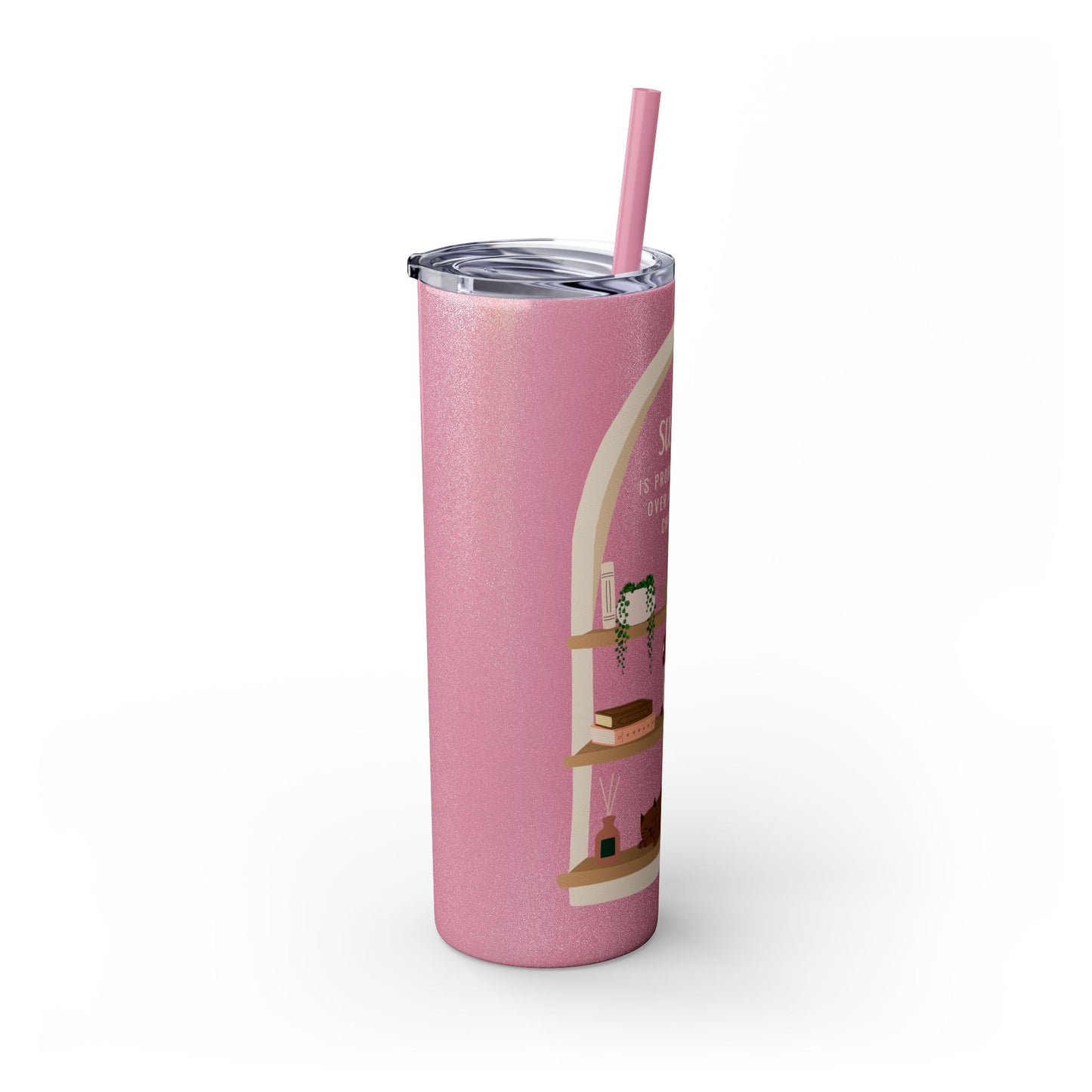 “SUSPECT…” Skinny Tumbler with Straw, 20oz