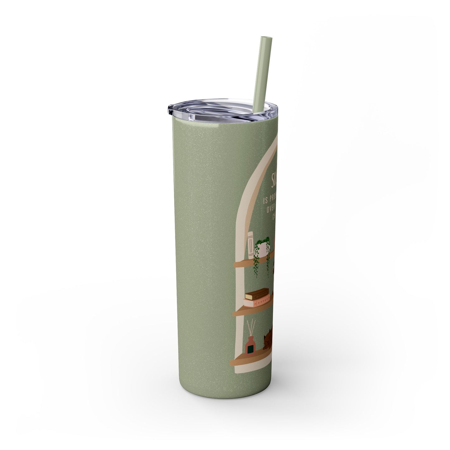 “SUSPECT…” Skinny Tumbler with Straw, 20oz