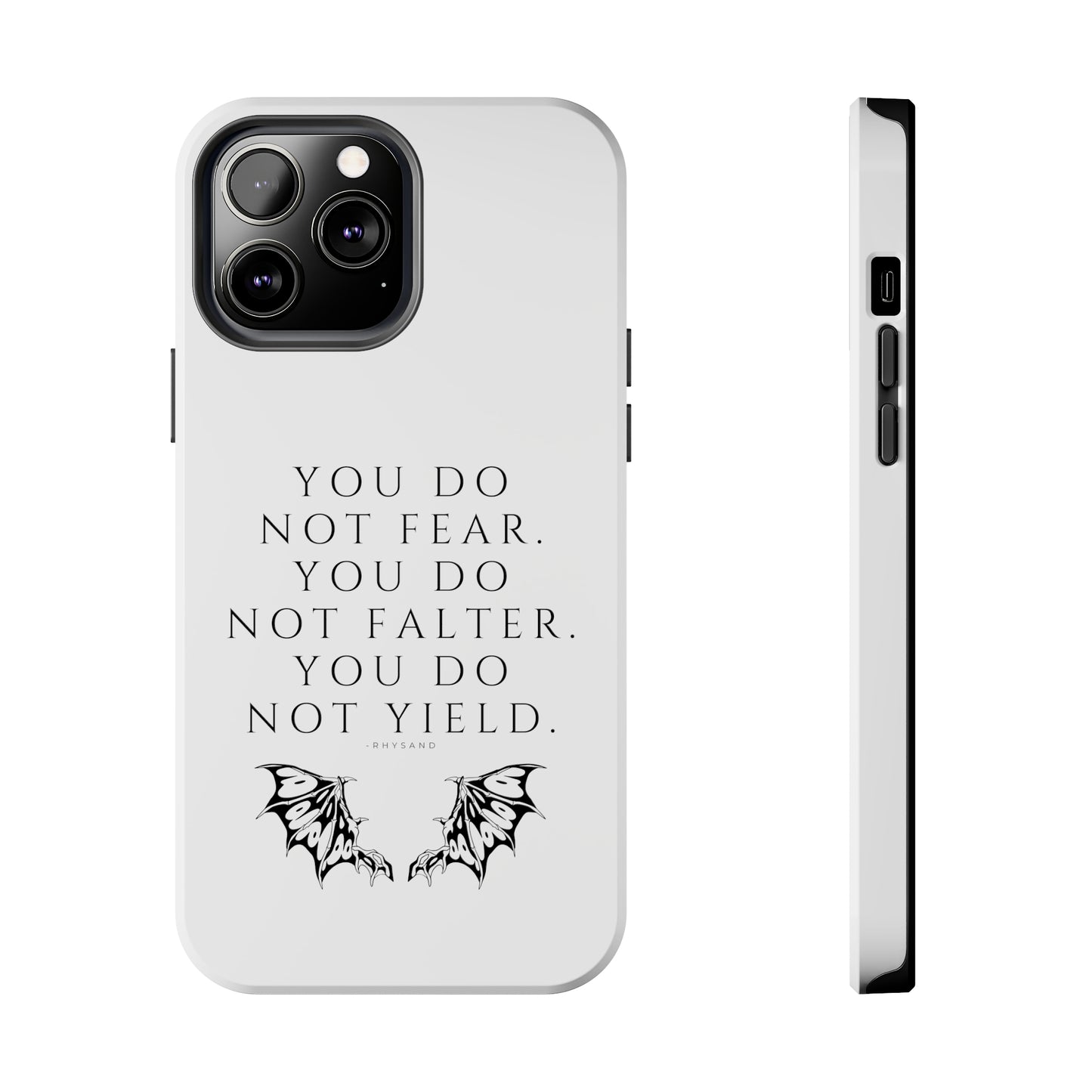 FEAR, FALTER, YIELD Tough Phone Cases