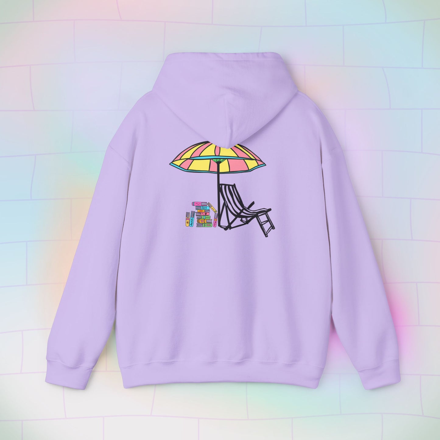 Booked at the Beach Heavy Blend Hooded Sweatshirt