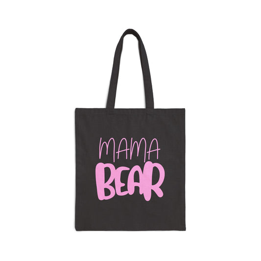 Mama Bear Cotton Canvas Tote Bag