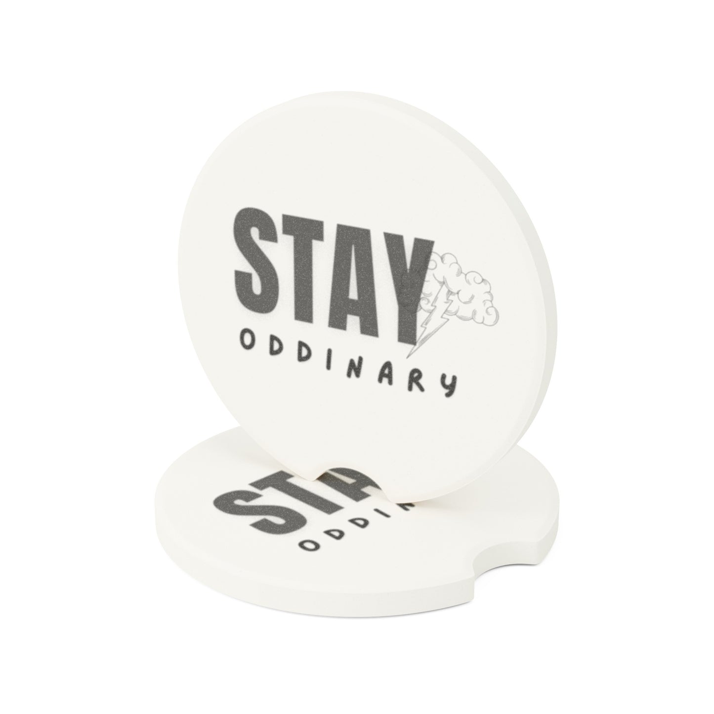 ODD (in cream) Soapstone Car Coaster