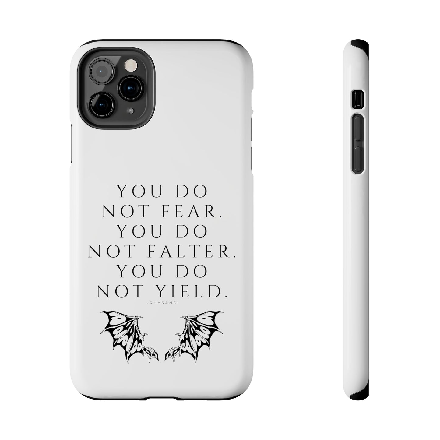 FEAR, FALTER, YIELD Tough Phone Cases