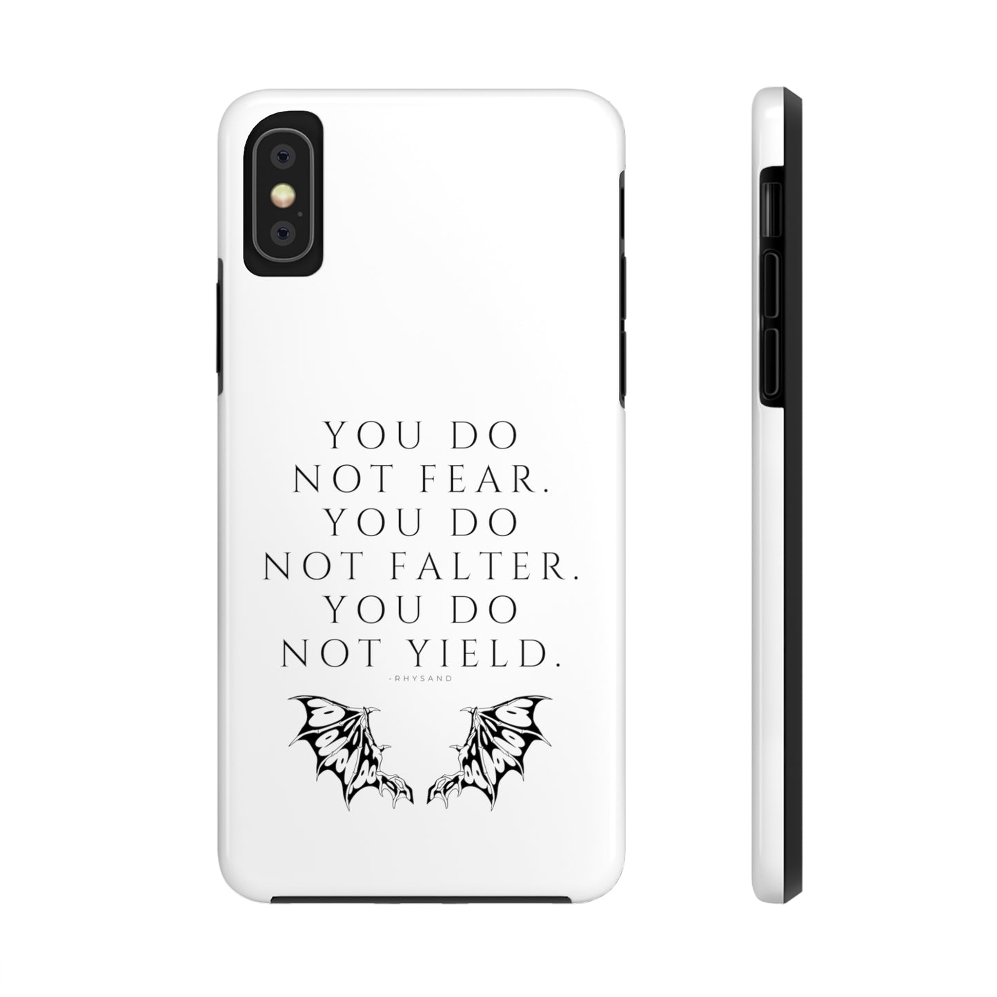 FEAR, FALTER, YIELD Tough Phone Cases