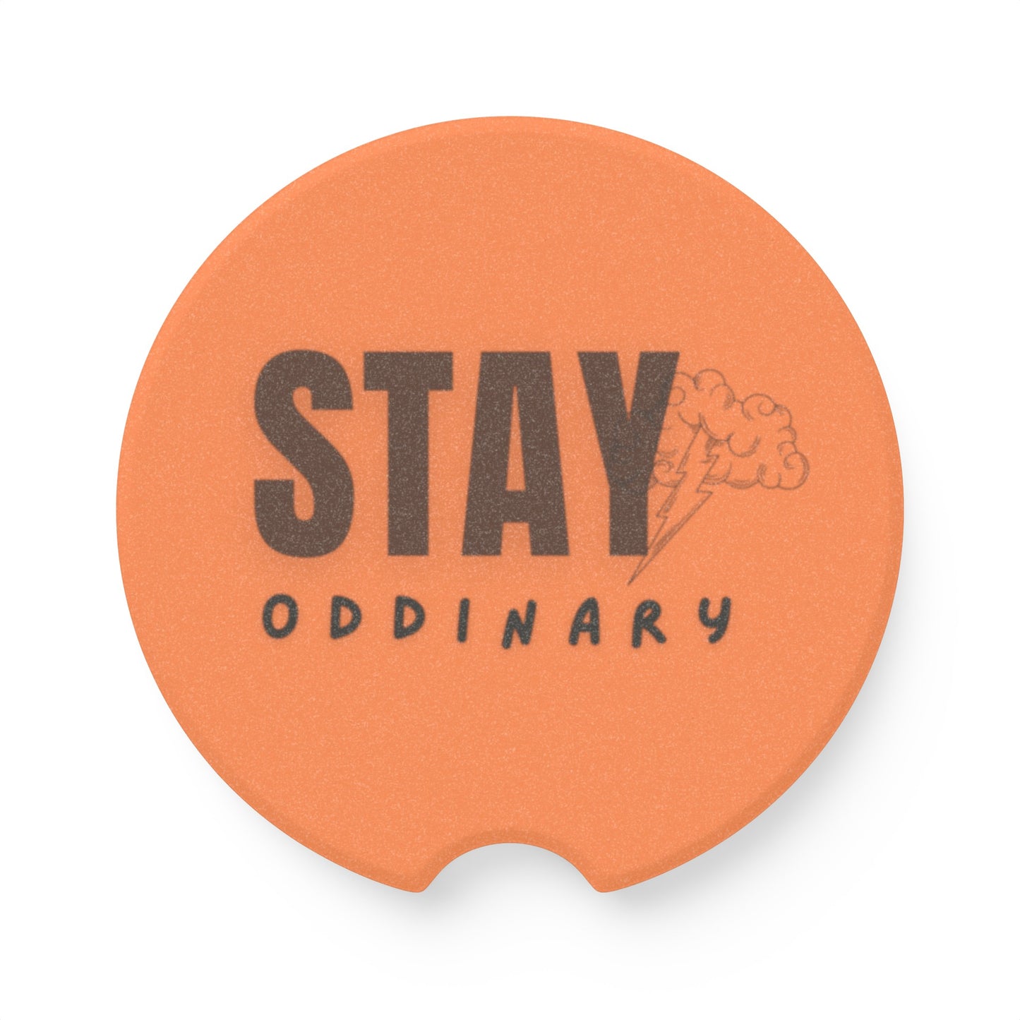 ODD (in orange) Soapstone Car Coaster