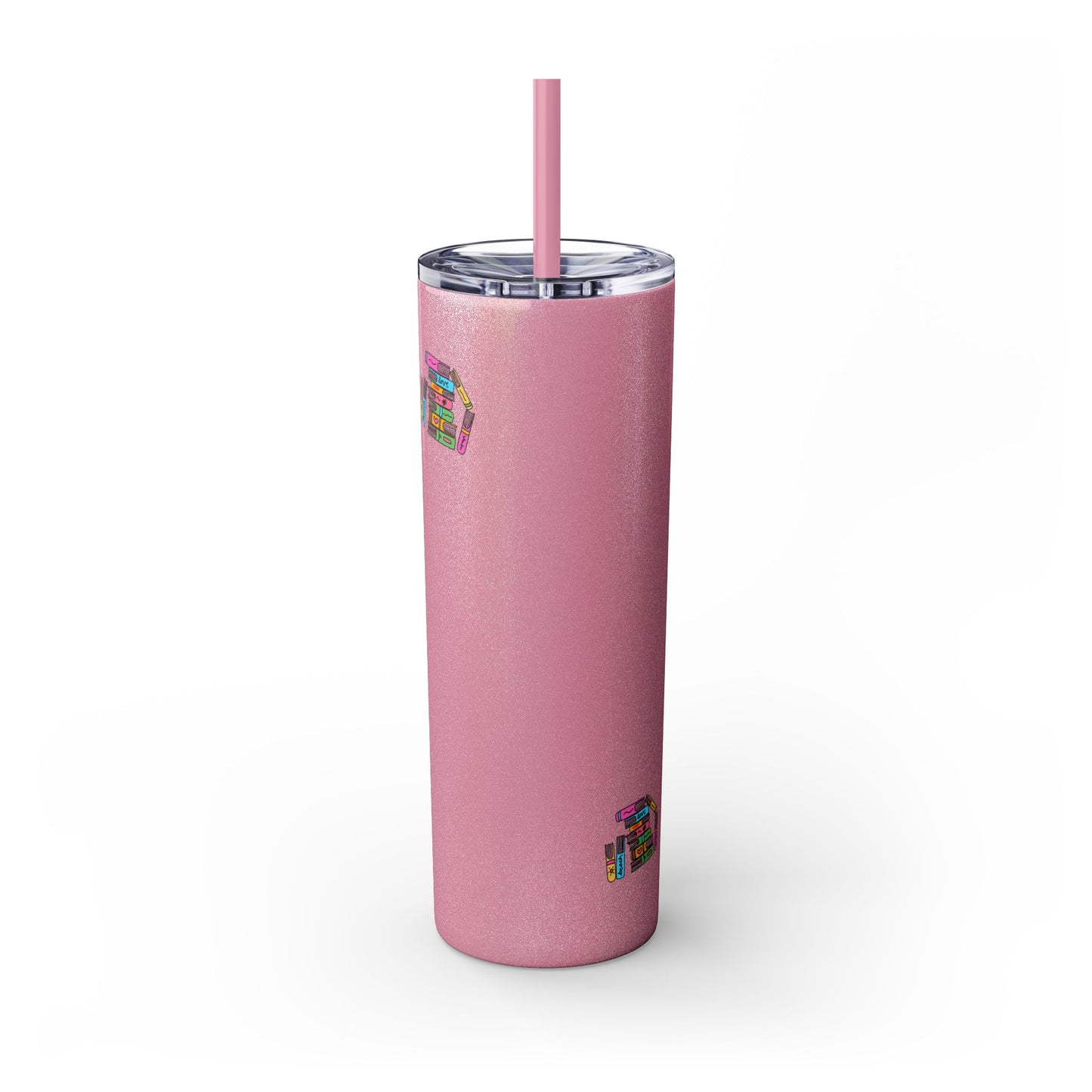 Booked at the Beach Skinny Tumbler with Straw, 20oz
