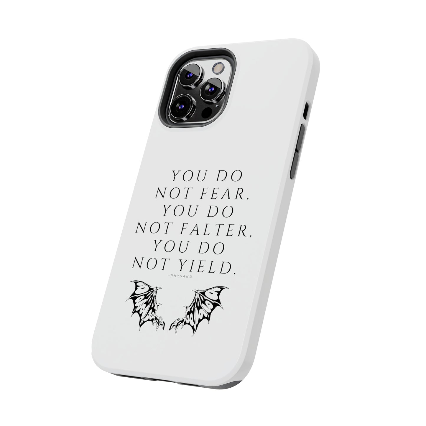 FEAR, FALTER, YIELD Tough Phone Cases