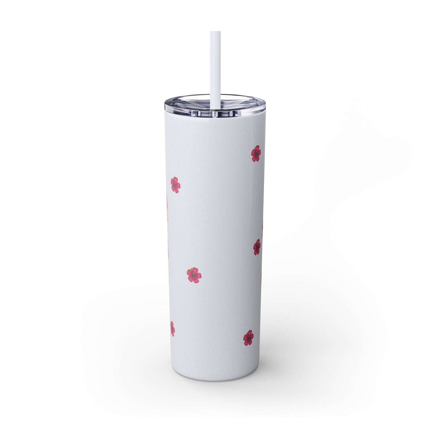 POOLSIDE Skinny Tumbler with Straw, 20oz