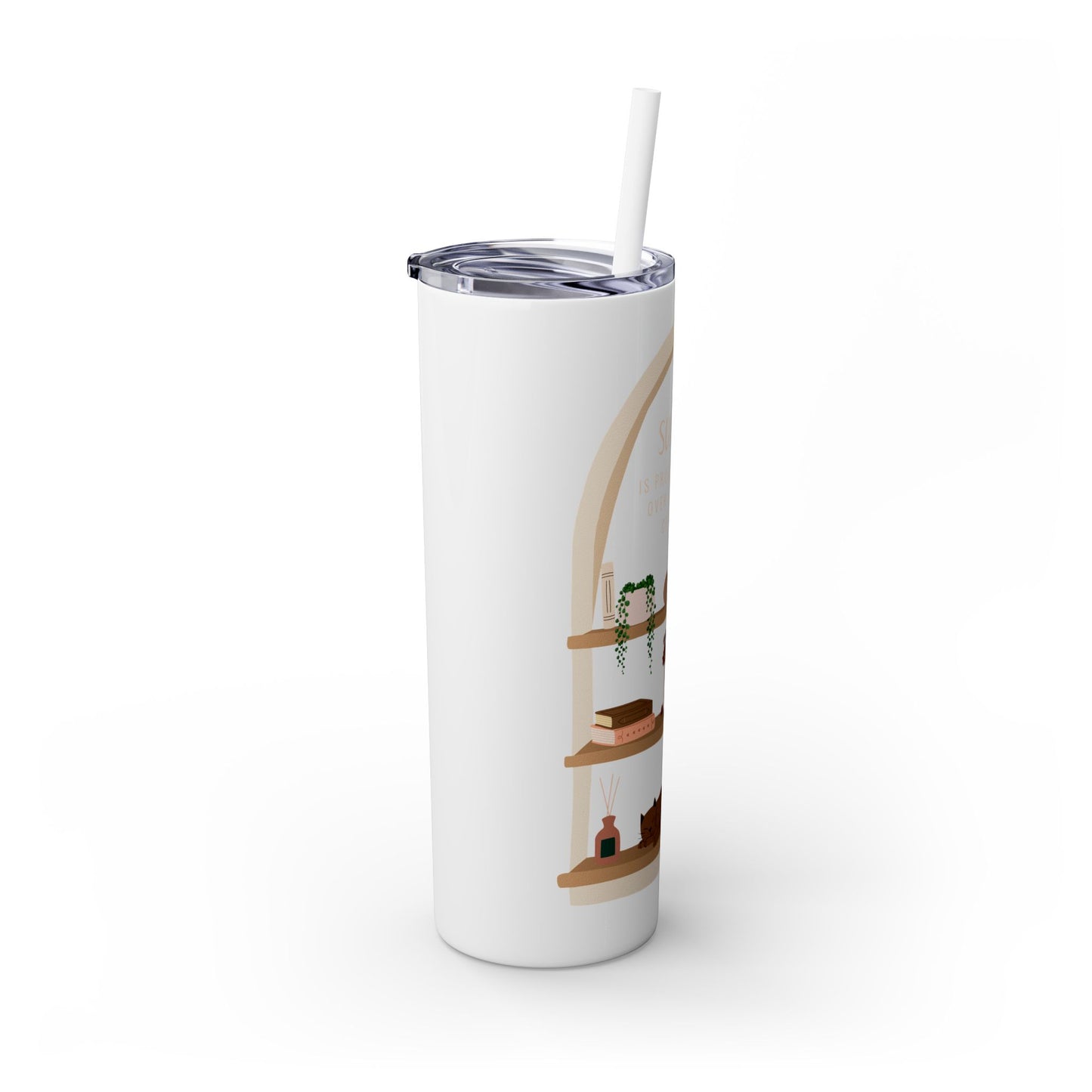 “SUSPECT…” Skinny Tumbler with Straw, 20oz