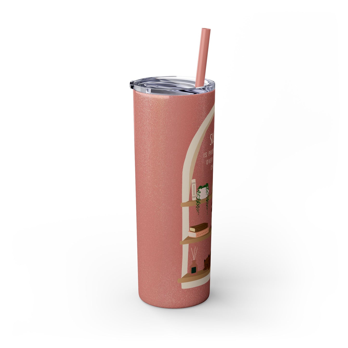 “SUSPECT…” Skinny Tumbler with Straw, 20oz