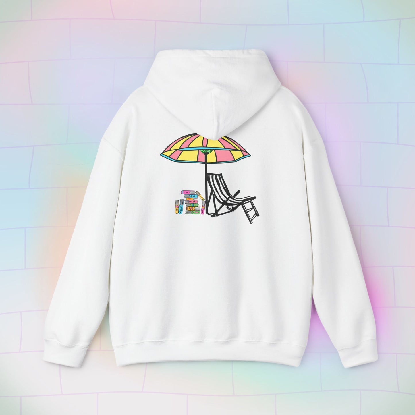 Booked at the Beach Heavy Blend Hooded Sweatshirt