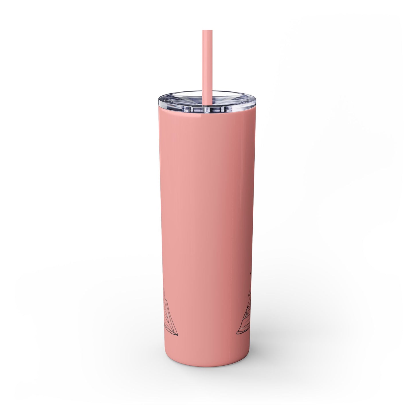 OPEN BOOK Skinny Tumbler with Straw, 20oz