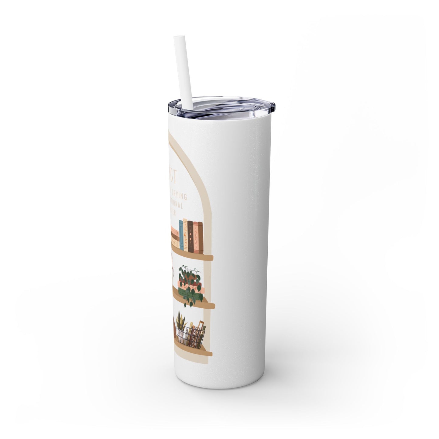 “SUSPECT…” Skinny Tumbler with Straw, 20oz