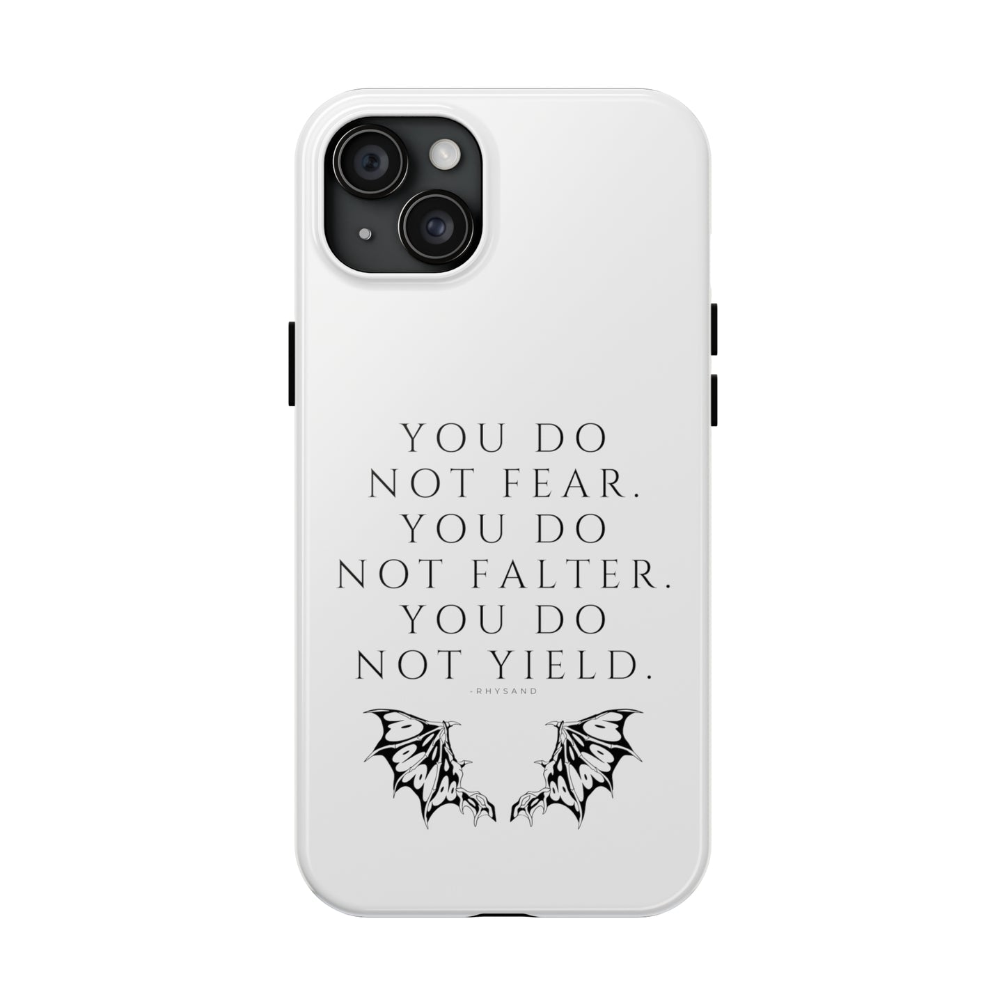 FEAR, FALTER, YIELD Tough Phone Cases