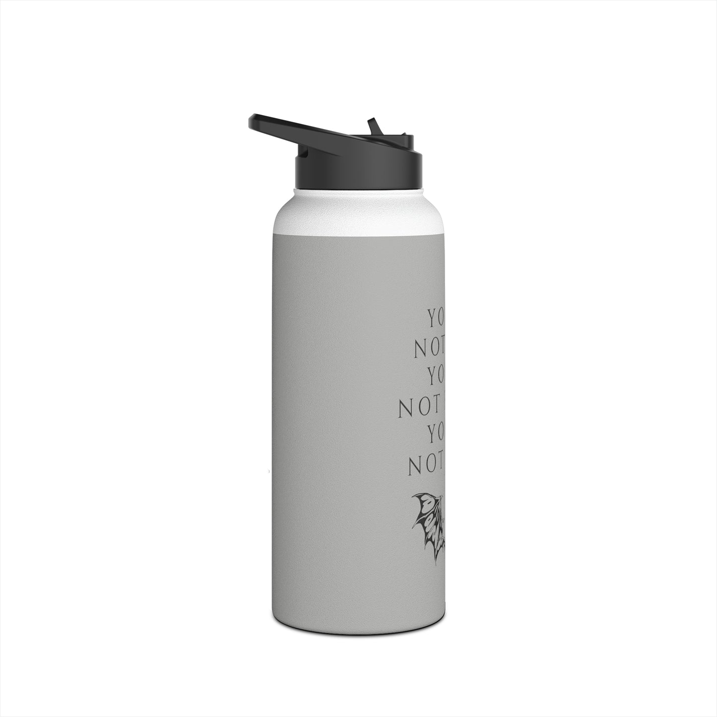 FEAR, FALTER, YIELD Stainless Steel Water Bottle