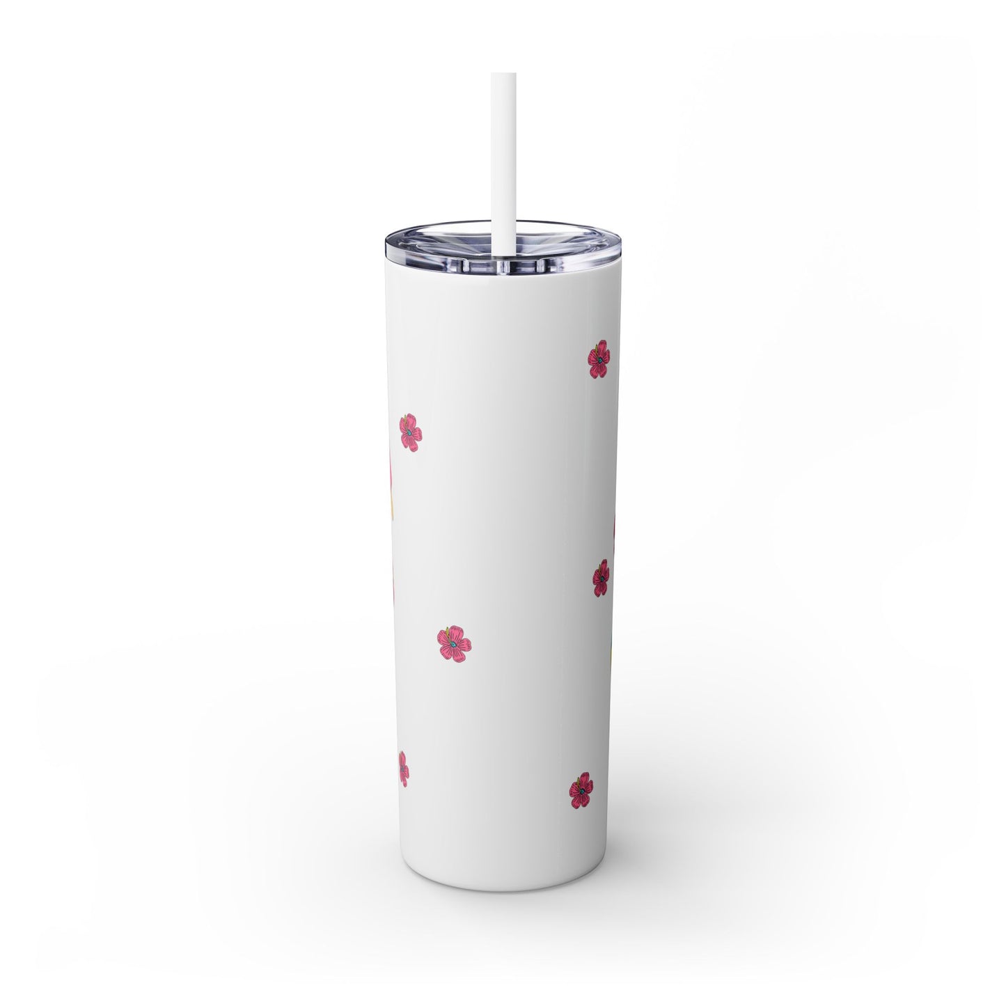 POOLSIDE Skinny Tumbler with Straw, 20oz