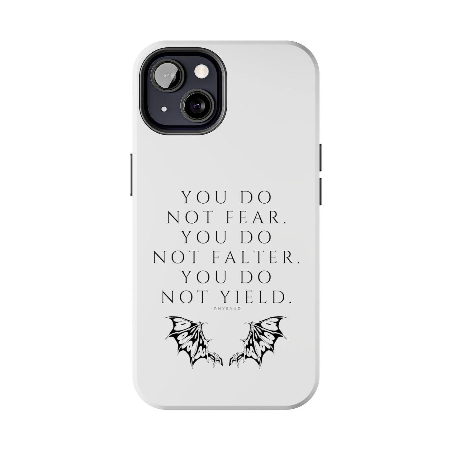 FEAR, FALTER, YIELD Tough Phone Cases