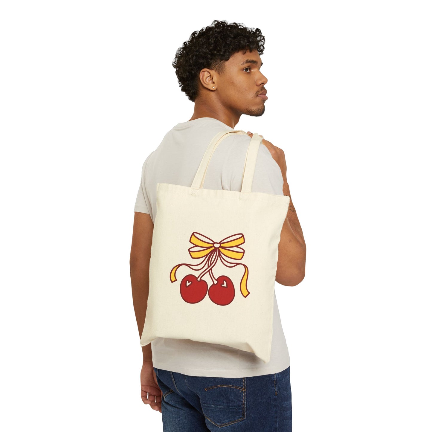 STAY SWEETZ FELIX Cotton Canvas Tote Bag