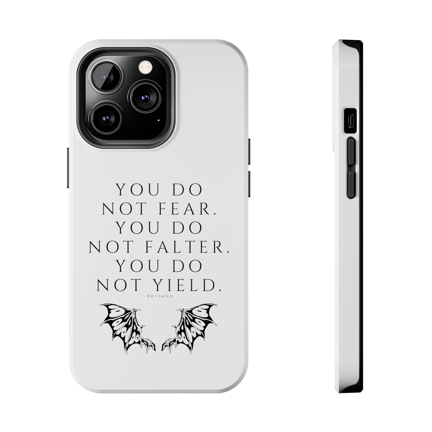 FEAR, FALTER, YIELD Tough Phone Cases