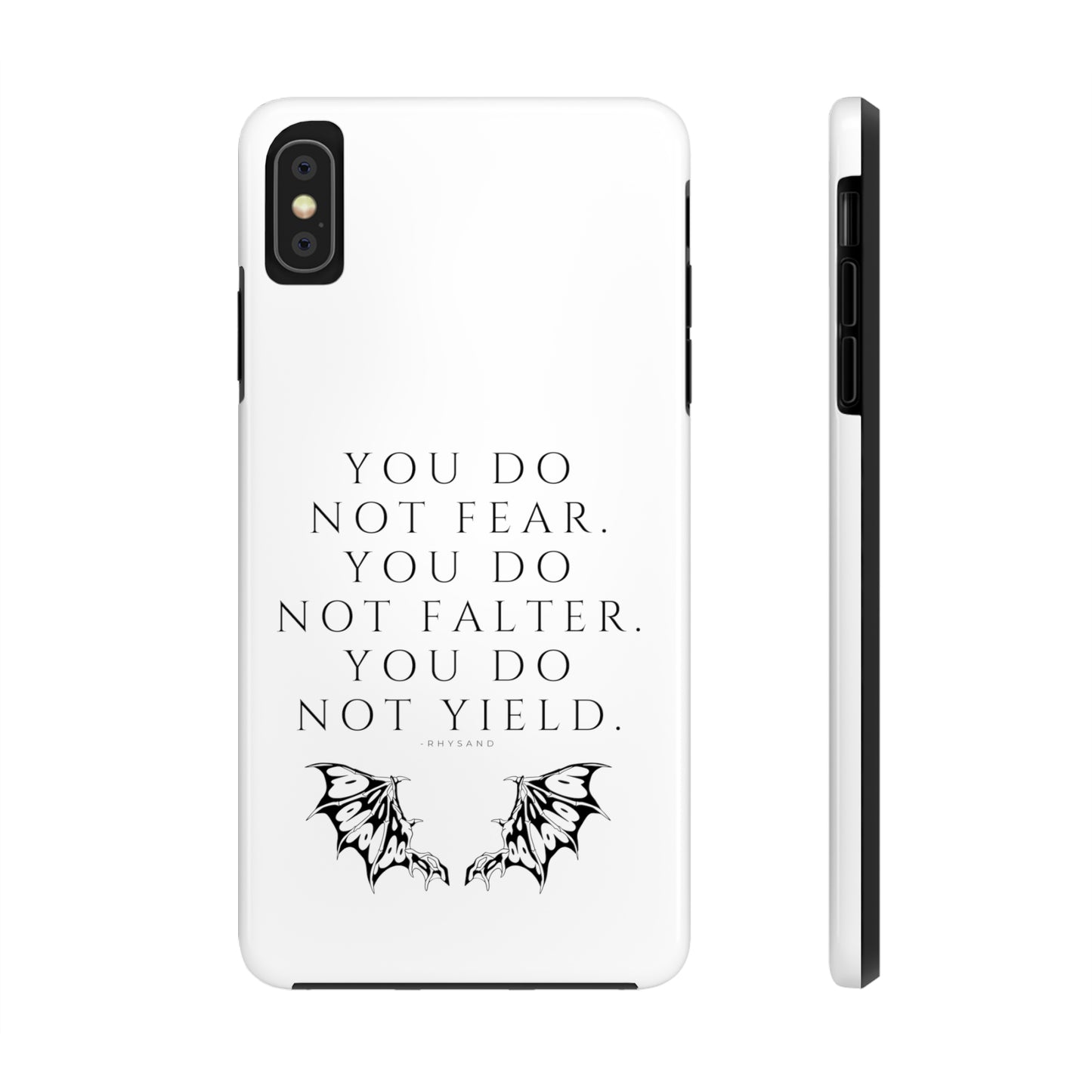 FEAR, FALTER, YIELD Tough Phone Cases