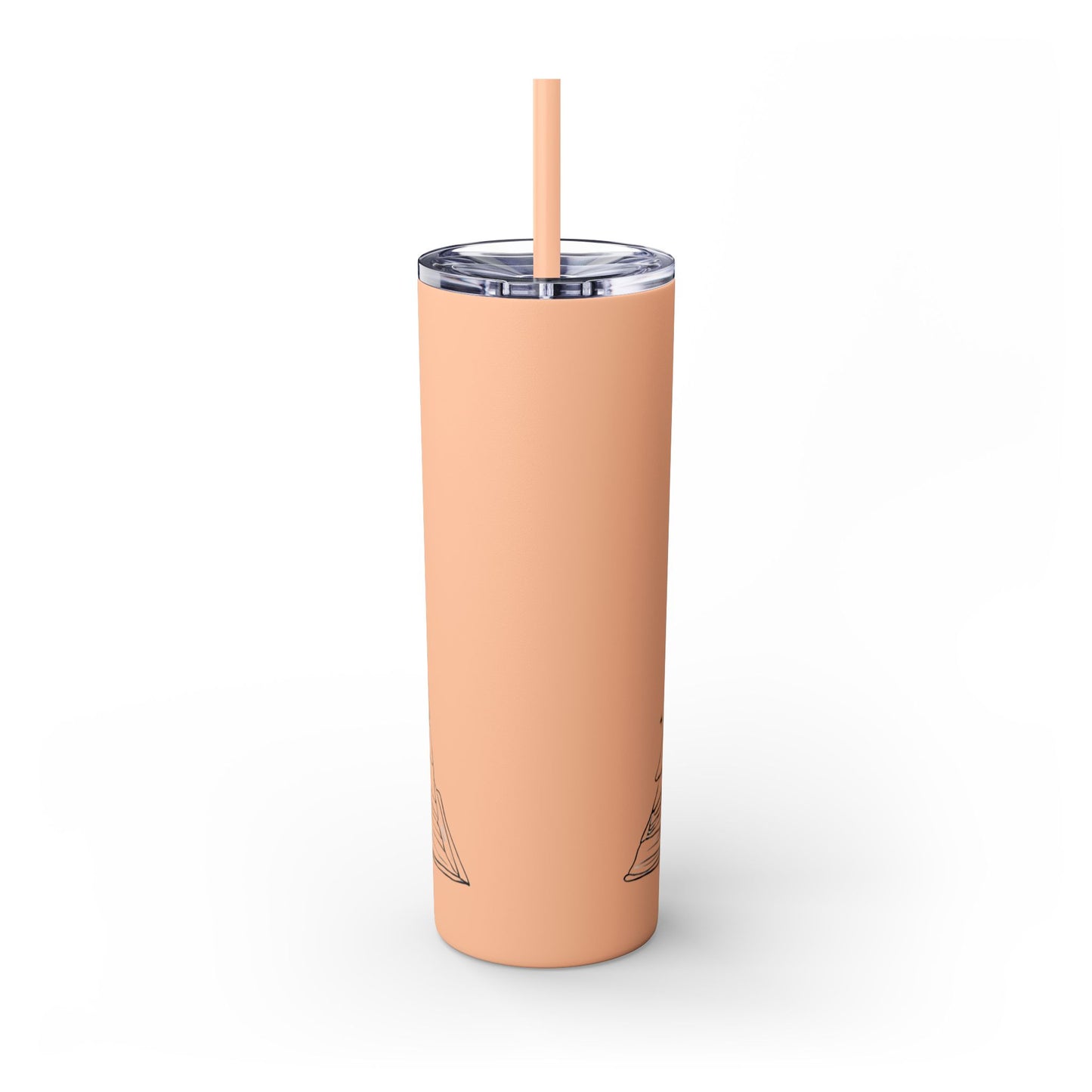 OPEN BOOK Skinny Tumbler with Straw, 20oz